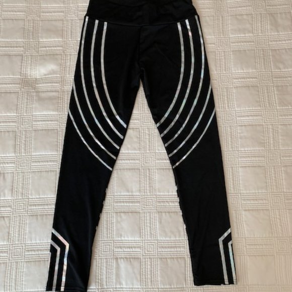 New Without Tags FITTOO Reflective Workout Leggings/High Waisted Yoga Pants - Picture 4 of 11